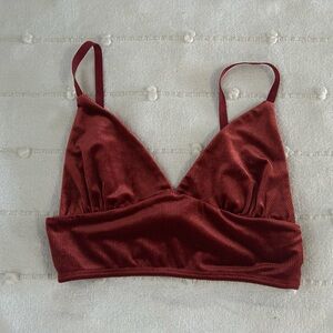 Burgundy brallet size S